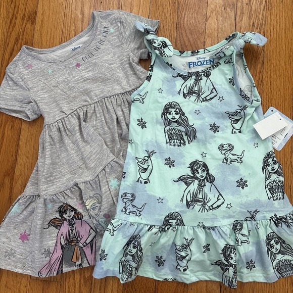 Disney Other - (2) Toddler girls size 2T Disney Princess frozen spring summer dresses